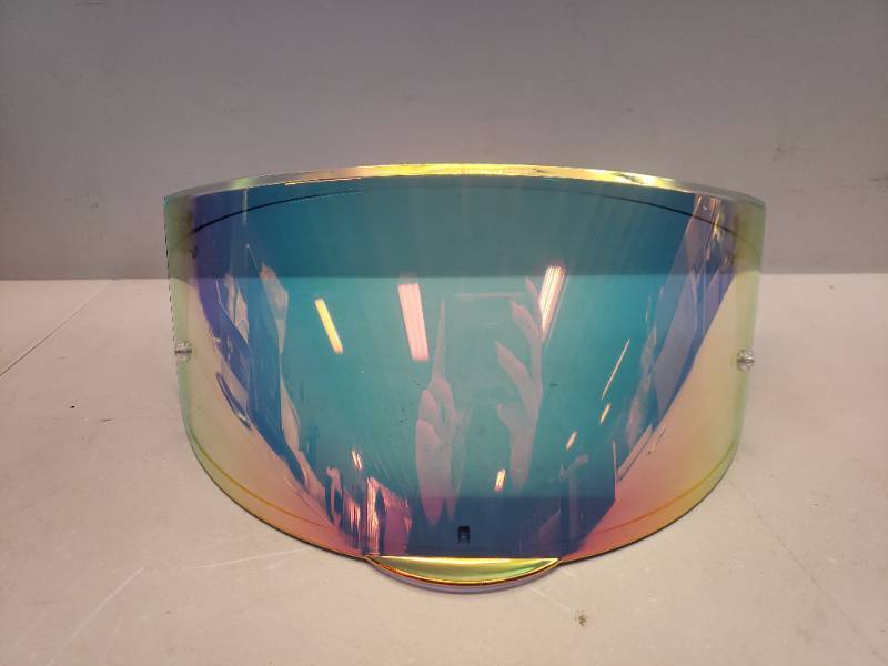 lot 27802 image: Iridescent Motorcycle Helmet Visor Shield Replacement - Retail $50