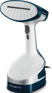 lot 38663 image: Handheld Steamer for Clothes, X-Cel, 1600 Watts, 40-Second Fast Heat-Up, Powerful Continuous or On Demand Steam, 1600 Watts, Portable Clothes Steamer, Travel Must Have, Navy Blue, DR8120 - Retail $30