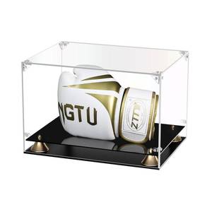 lot 38678 image: Boxing Glove Display Case Acrylic Full Size Case, 13.5x8.5x9.5 in - Retail $28