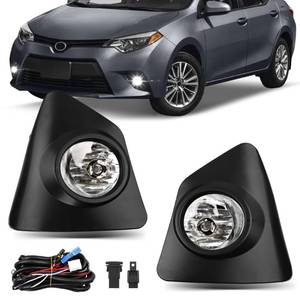 lot 38685 image: Fog Lights Fits Toyota Corolla S SE 2014 2015 2016 - Halogen - Retail $36