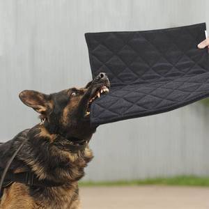 lot 46854 image: Indestructible Dog Beds - Chew Proof Crate Pad for Aggressive Chewers, Machine Washable Quilted Mat, Durable for Small Dogs, Black Kennel Pad (17x23 in) - Retail $33