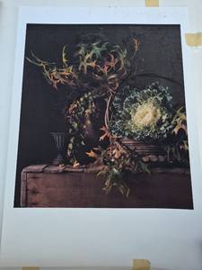 lot 24 image: Floral Still Life Art Print on Paper