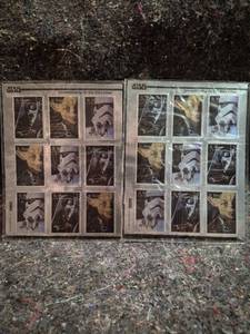 lot 33 image: Star Wars Commemorating Star Wars Trilogy Stamp Plate Block Set 2 Pieces