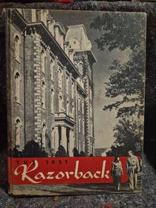 lot 52 image: The 1951 Razorback University of Arkansas Yearbook