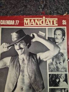 lot 56 image: Mandate Calendar 77 $5 - Male Models XR