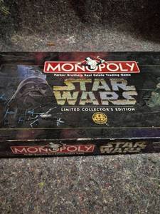 lot 66 image: Monopoly Star Wars Limited Collectors Edition Board Game - Not Sure if Complete