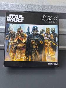 lot 101 image: Buffalo Games Star Wars 500 Piece Jigsaw Puzzle - Open Cant Guarantee Completeness