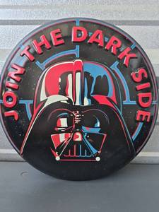 lot 106 image: Star Wars In the Dark Side Darth Vader Neon Sign Wall Decor