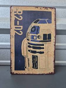 lot 112 image: R2-D2 Metal Sign