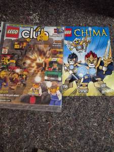 lot 136 image: LEGO Club Magazine Lot 2 Issues Legends of Chima Ninjago City