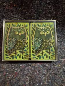 lot 156 image: Hallmark Owl Playing Cards Double Deck