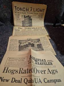 lot 182 image: Torchlight Hot Springs High School Newspaper November 1949 Arkansas Traveler