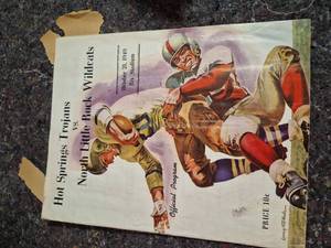 lot 187 image: North Little Rock Wildcats Football Program October 21 1940
