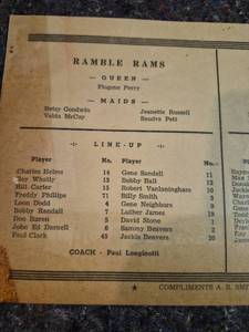 lot 192 image: Ramble Rams vs Oaklawn Mustangs Basketball Program