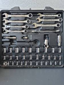 lot 200 image: Multi-Piece Tool Set with Wrenches Sockets and Bits
