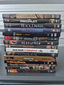 lot 209 image: DVD Movie Lot 16 Films Pandorum Recruit Black Dahlia Cold Mountain