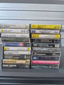 lot 219 image: Lot of 20 Cassette Tapes Classical Music Holiday Soundtracks - All Tapes Present