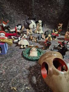 lot 408 image: Dog-Themed Christmas Ornaments and Decorations Lot 20 Pieces