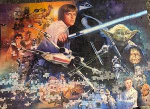 lot 431 image: Star Wars Prime 3D Puzzle 500 Piece 24 x 18 in - All Pieces Present - Taken Apart to Store