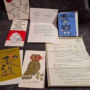 lot 4 image: Hallmark Ephemera