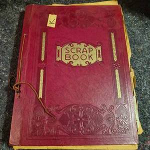 lot 1 image: Scrap Book From University of Arkansas 1950s