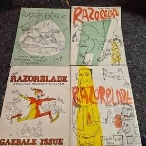 lot 2 image: Vintage Razor Blade Magazine