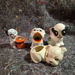 lot 243 image: Dog Planters