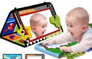 lot 19347 image: Tummy Time Activity Toys Cloth Fishing Game Baby Playmat 3 Pack