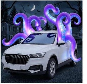 lot 19401 image: Joiedomi Halloween Inflatable Octopus Tentacles Trunk or Treat Car Decoration