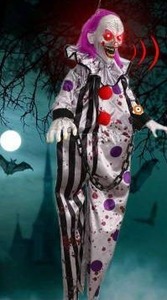 lot 19407 image: Ayieyil Halloween Hanging Clown Decoration