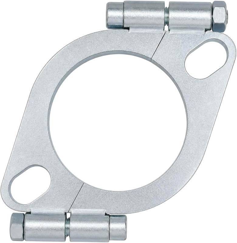 lot 211606 image: 2.5 Car Split Exhaust Flange Repair Kit with Nuts & Bolts, Carbon Steel Oval Exhaust Flange Gasket, 2 Bolt Holes Split Flanges Connector for Most Vehicles, Car Accessories