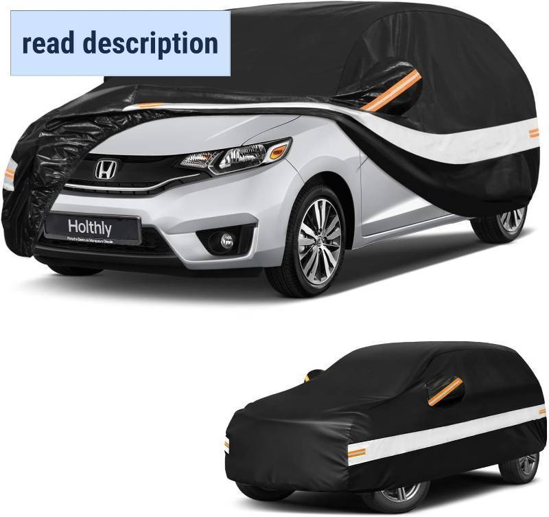 lot 301593 image: Car Cover Waterproof All Weather for Automobiles, Outdoor Full Cover Sun Dust Rain Protection