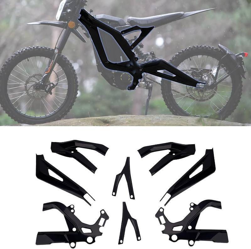 lot 242152 image: Body Frame Protective Cover Fit For Sur-Ron Light Bee X, Body Frame Protector Guard Sticker, E-Bike Accessoires for Sur-Ron (Black)
