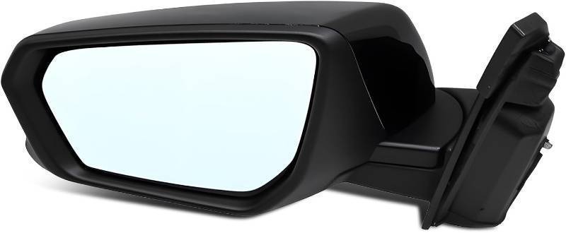 lot 452127 image: Driver Side Mirror Assembly Compatible with 2018-2024 Equinox Terrain wPower Glass & Manual Folding and Heated 84225382 84404689 Gloss Black (5 Pins)