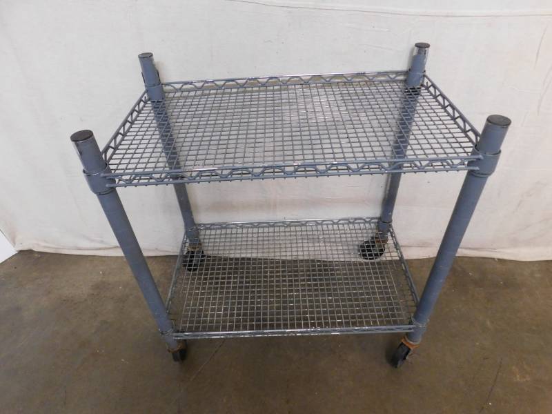 lot 746 image: 2 Metro Shelf with Casters
