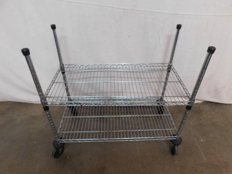 lot 742 image: 3 Metro Shelf with Casters