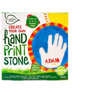 lot 19443 image: Creative Roots Handprint Stone Kit