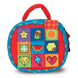 lot 19456 image: Melissa & Doug Shape Sorter Baby Toy with Carrying Case