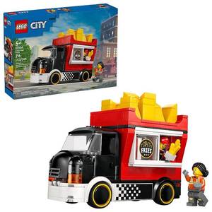 lot 19457 image: LEGO City Fries Food Truck Toy Building Set 60488