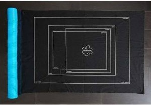 lot 19466 image: Buffalo Games Roll Up Puzzle Mat Portable Board 2000pc