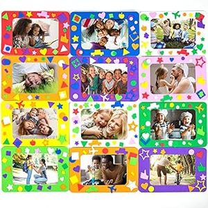 lot 19469 image: Horizon Group USA Foam Picture Frame Craft Kit, 12-Pack 4x6