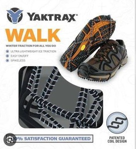 lot 19483 image: Yaktrax Walk Traction Device Ice Snow Grip Size L