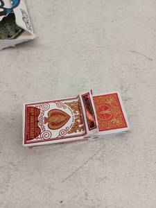lot 19504 image: Bicycle 140th Year Anniversary Playing Cards Red Gold Foil