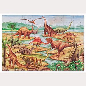 lot 19515 image: Partypro Dinosaurs Floor Puzzle 48 Pc