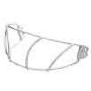 lot 19543 image: Rawlings Softball Batting Helmet Face Guard White