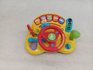 lot 19548 image: Toy Steering Wheel Dashboard Activity Center