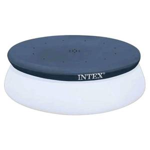 lot 19563 image: Intex 10-Foot Round Easy Set Pool Cover