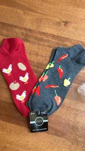 lot 182 image: ETITU Mens Novelty No Show Socks 2 Pair -&nbsp