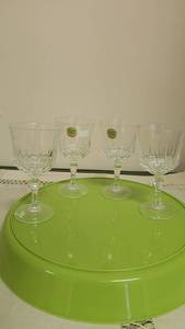 lot 216 image: Crystal dArques 4-Piece Stemmed Glassware Set -&nbsp