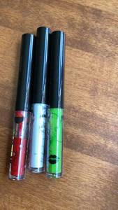 lot 242 image: Liquid Eyeliner Pens Silver and Green 3 Pack -